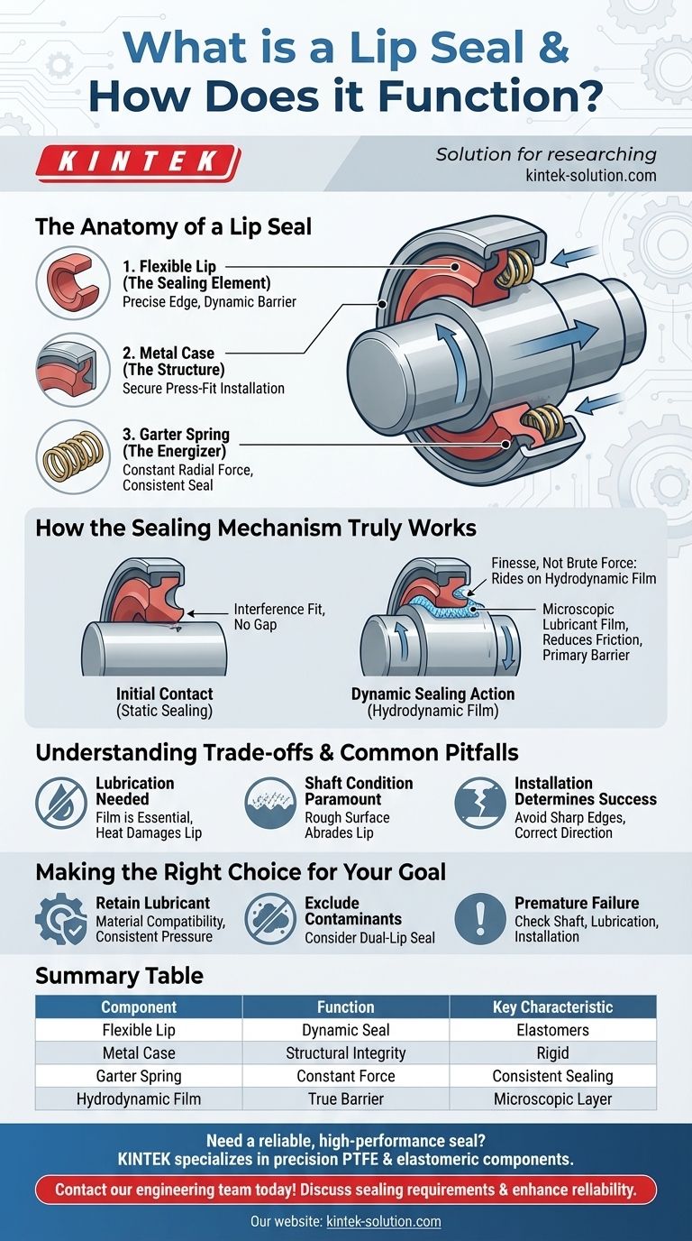 O que é um retentor de lábio e como ele funciona? Um Guia para Vedação Confiável de Eixos Guia Visual