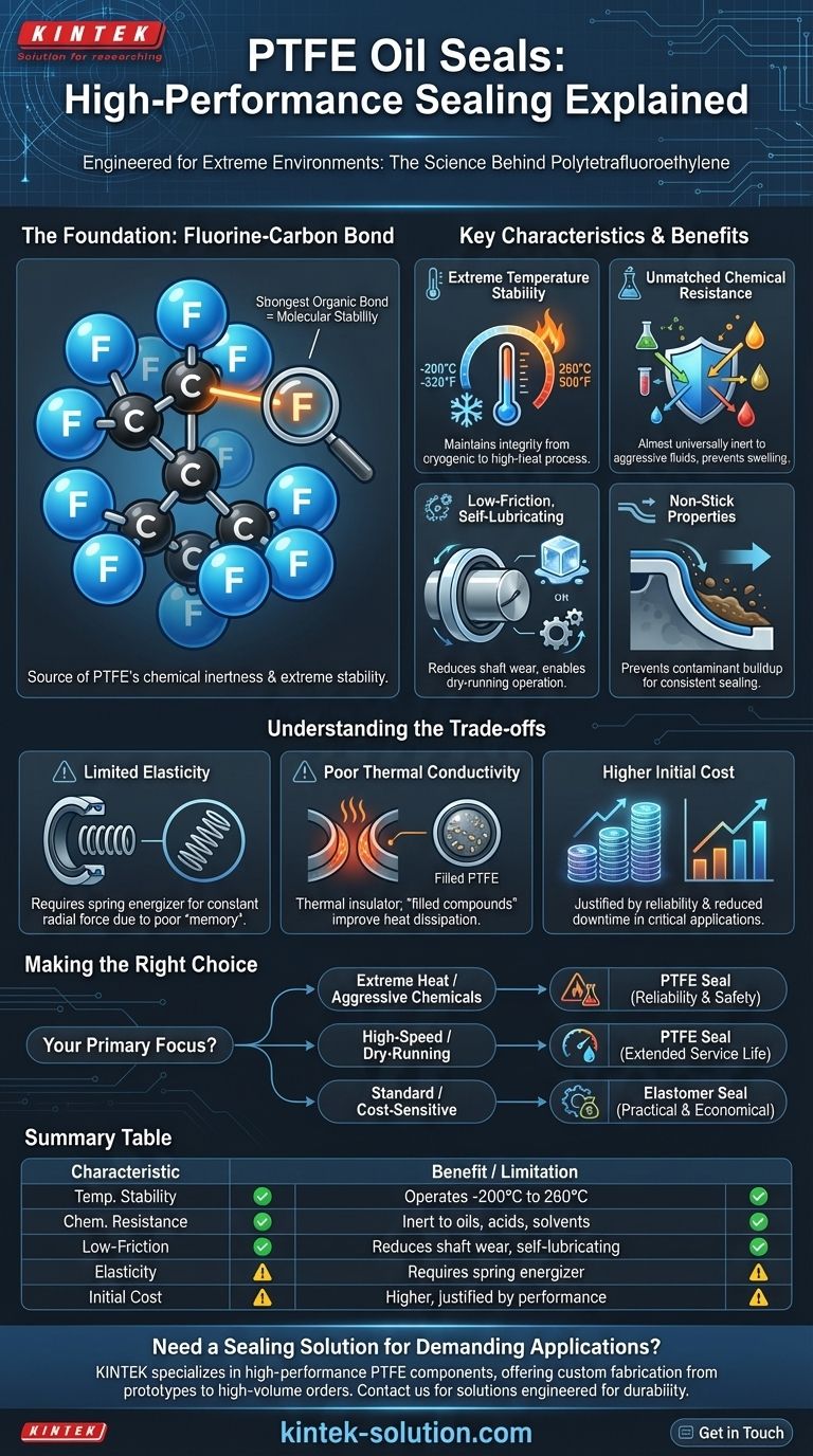 ¿Qué son los retenes de aceite de PTFE y qué los hace únicos? Sellado superior para condiciones extremas Guía Visual