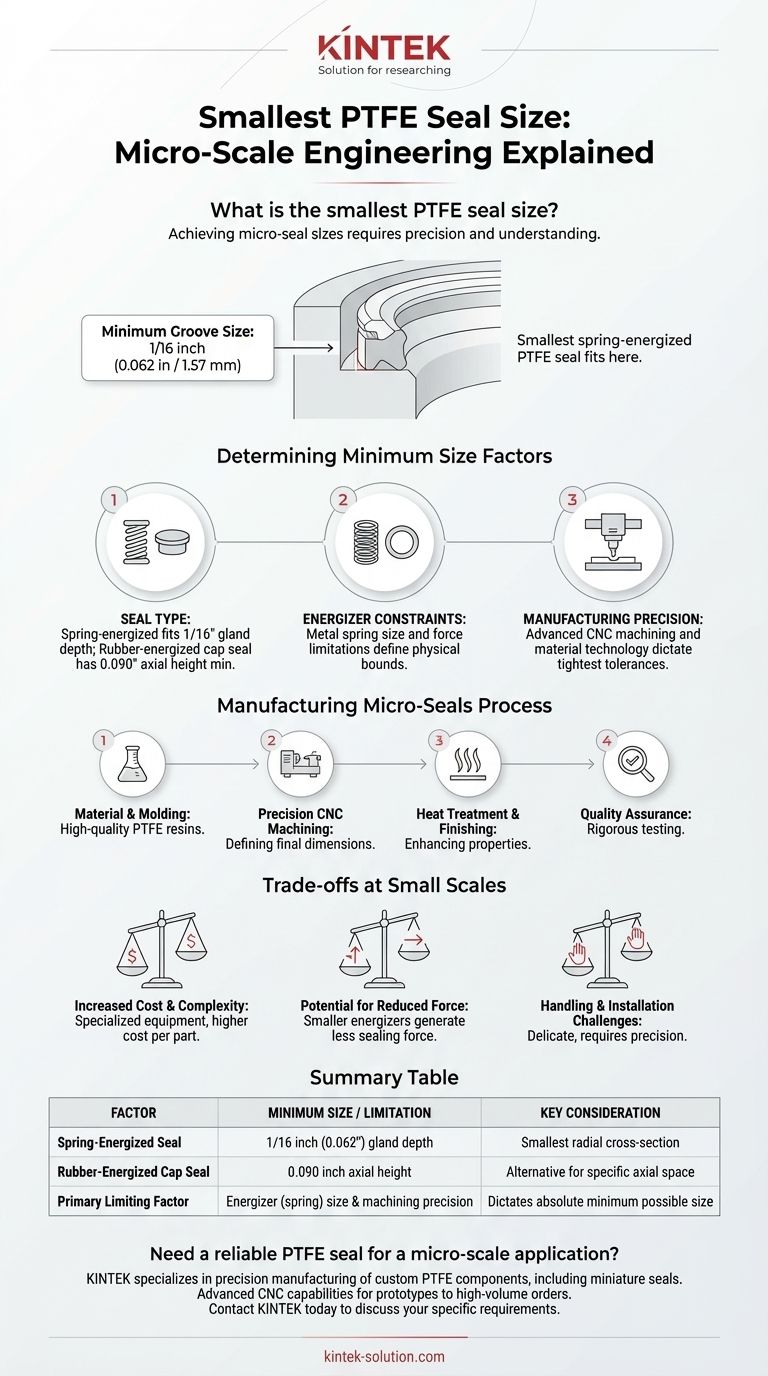 最小尺寸的PTFE密封件可以制造多小？为您的精密设计实现微米级密封 图解指南