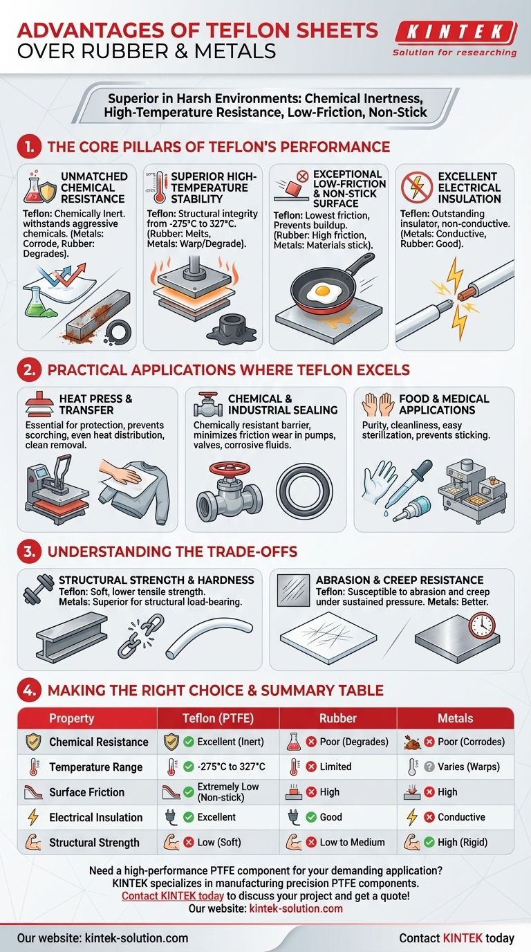 テフロンシートの利点は何ですか？過酷な環境下での優れた性能 ビジュアルガイド