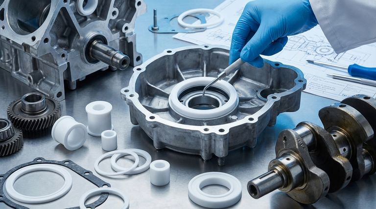 How are custom PTFE parts used in the automotive sector? Enhance Vehicle Performance & Durability