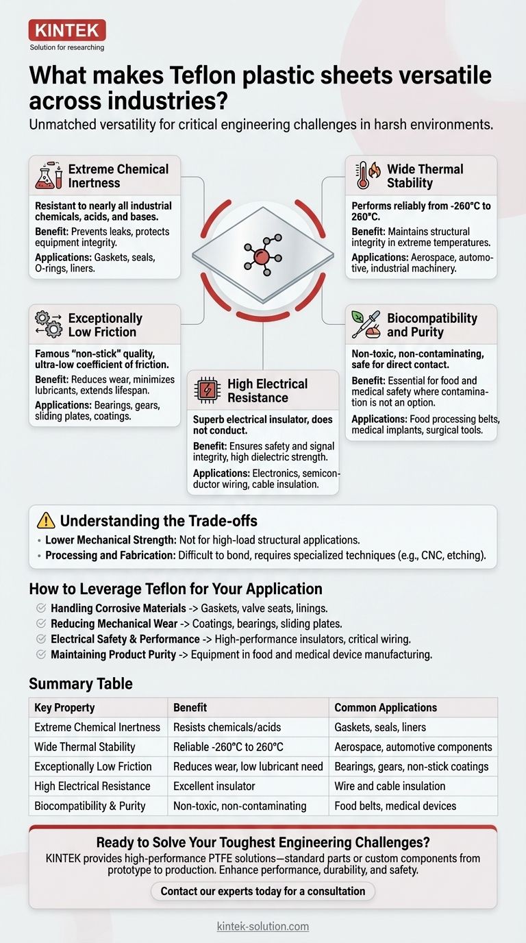 Cosa rende i fogli di plastica in Teflon versatili in tutti i settori? La soluzione definitiva ad alte prestazioni Guida Visiva