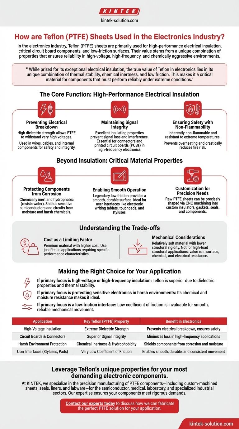 ¿Cómo se utilizan las láminas de plástico de Teflón en la industria electrónica? Para aislamiento y protección de alto rendimiento Guía Visual