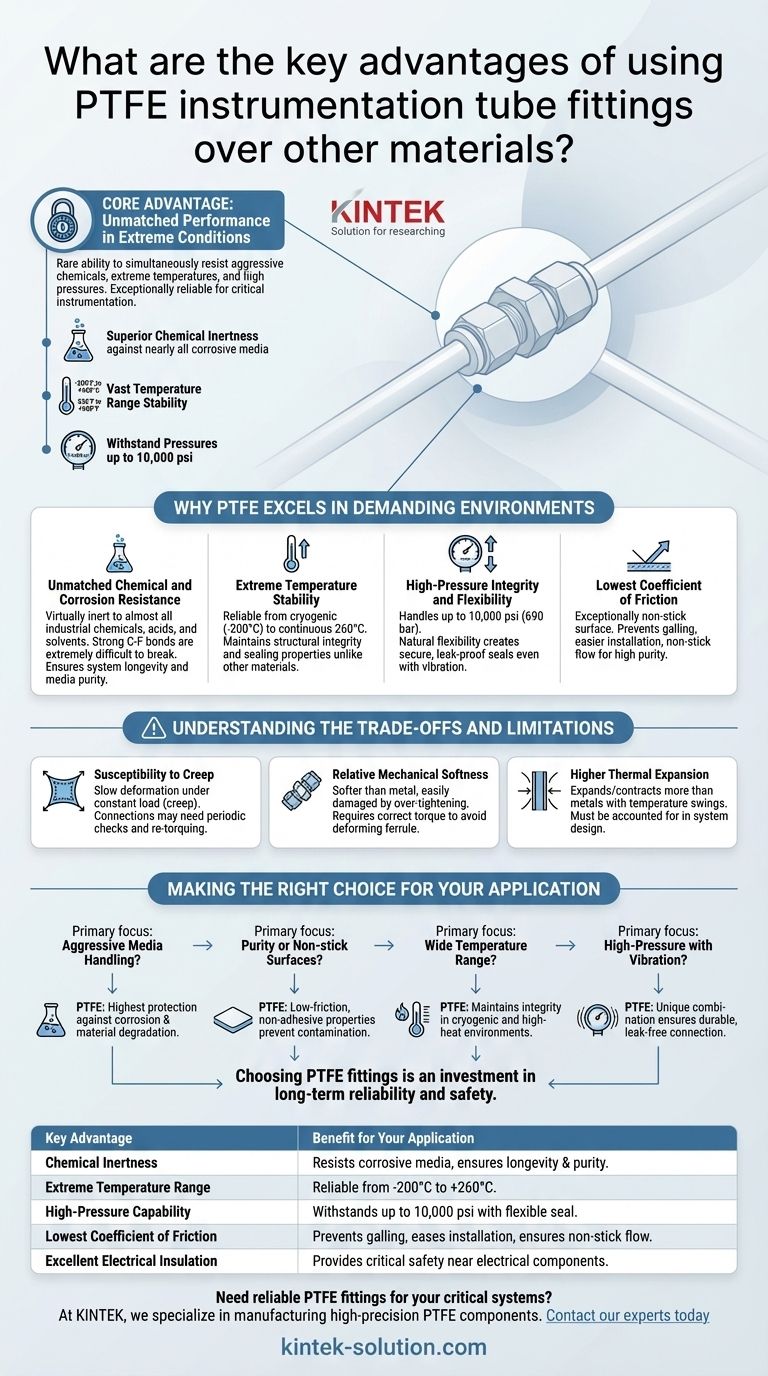 PTFE 계측 튜브 피팅 사용의 주요 장점은 무엇입니까? 극한 조건에서의 탁월한 성능 시각적 가이드