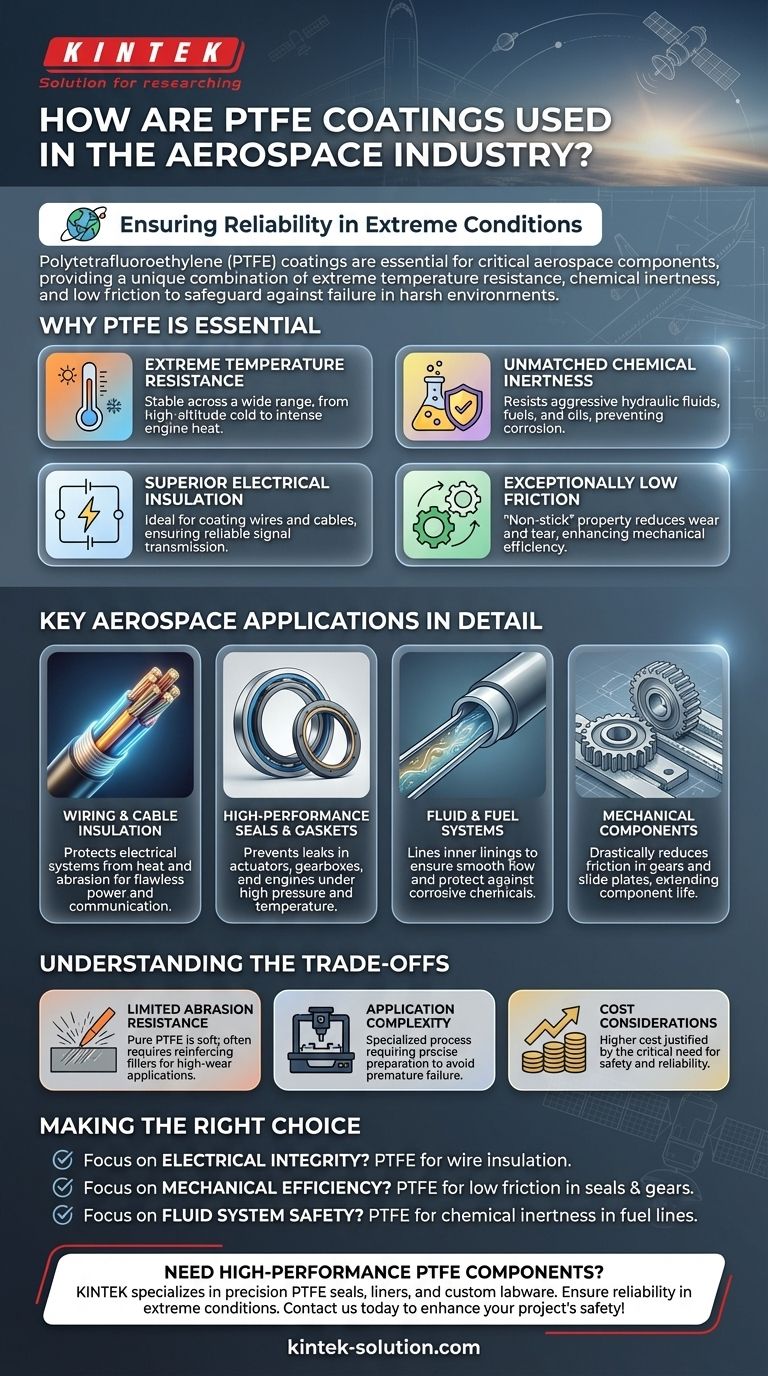 كيف تُستخدم طلاءات PTFE في صناعة الطيران والفضاء؟ ضمان الموثوقية في الظروف القاسية دليل مرئي