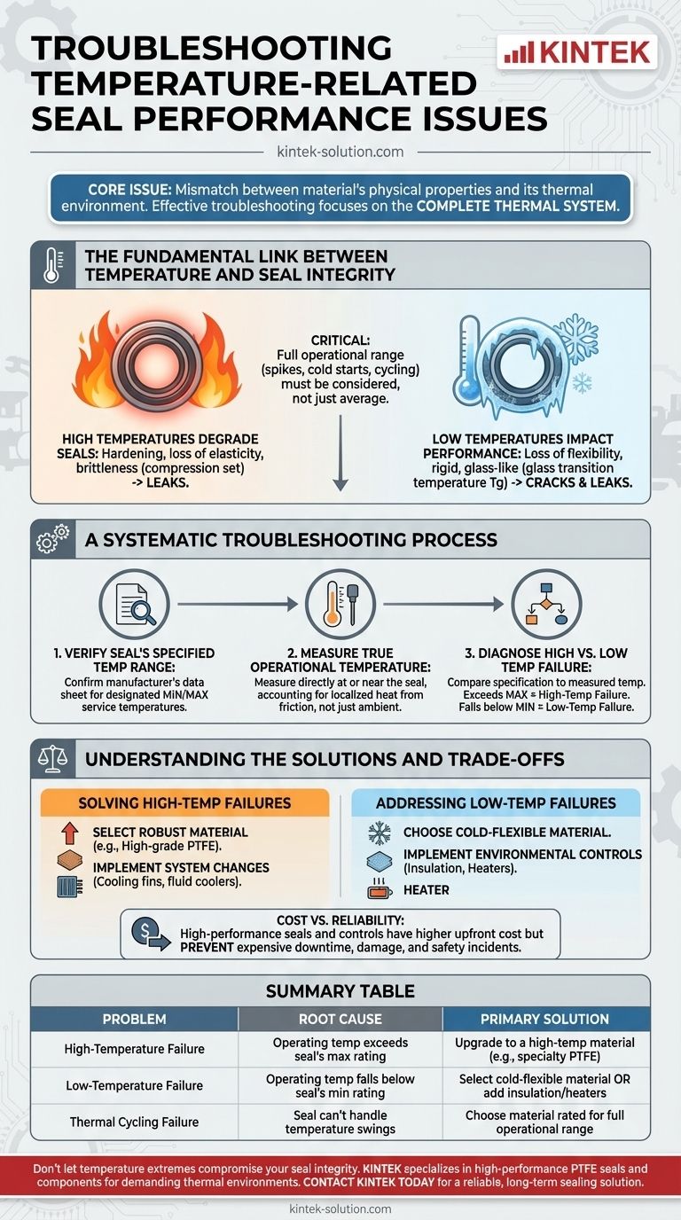 Como solucionar problemas de desempenho de vedação relacionados à temperatura? Um guia passo a passo para falha térmica Guia Visual