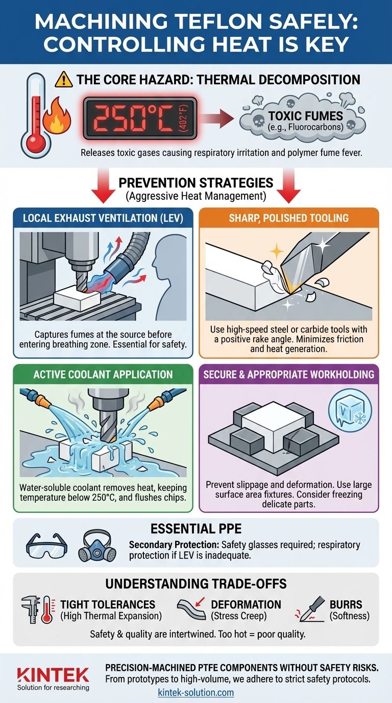 ما هي احتياطات السلامة اللازمة عند تشغيل التفلون آلياً؟ دليل لمنع الأبخرة السامة دليل مرئي