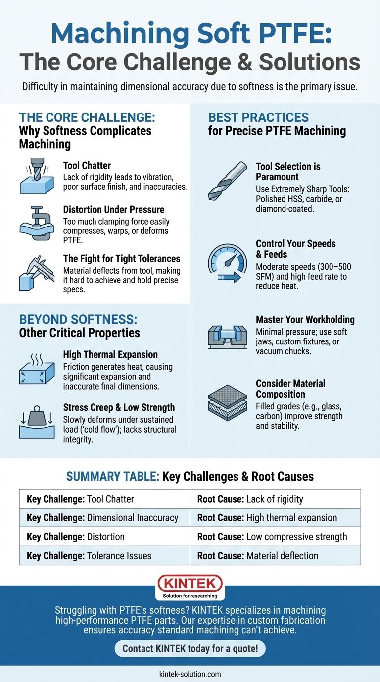 PTFE 的柔软性在加工过程中会引发什么问题？掌握尺寸精度 图解指南