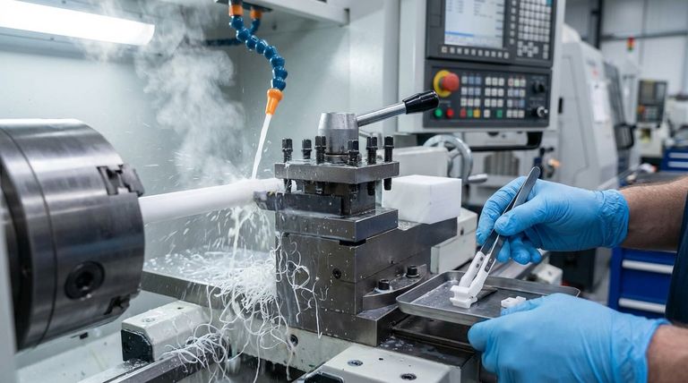 Quali sono le sfide principali nella lavorazione del Teflon (PTFE)? Superare i problemi di morbidezza, calore e precisione