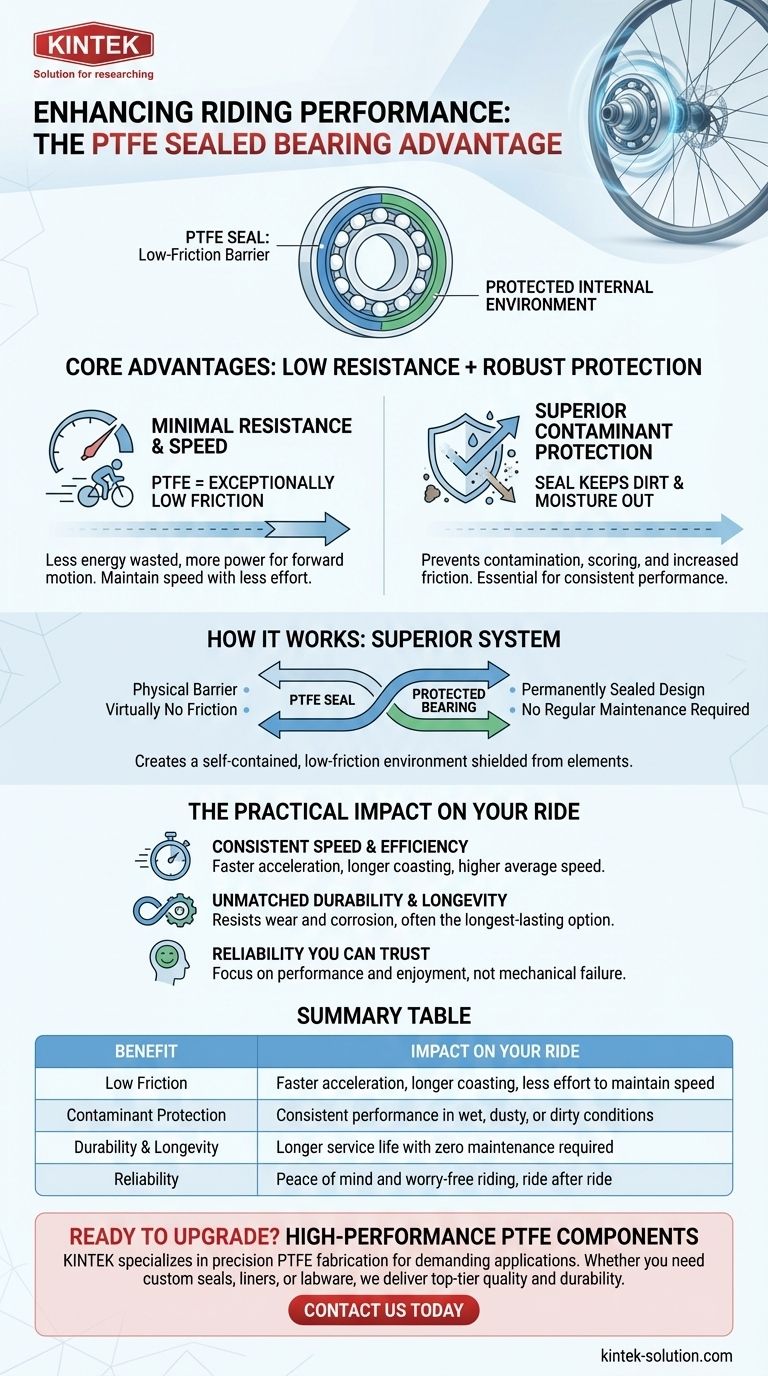 In che modo i cuscinetti a sfere sigillati in PTFE migliorano le prestazioni di guida? Ottieni una velocità più rapida e più duratura Guida Visiva