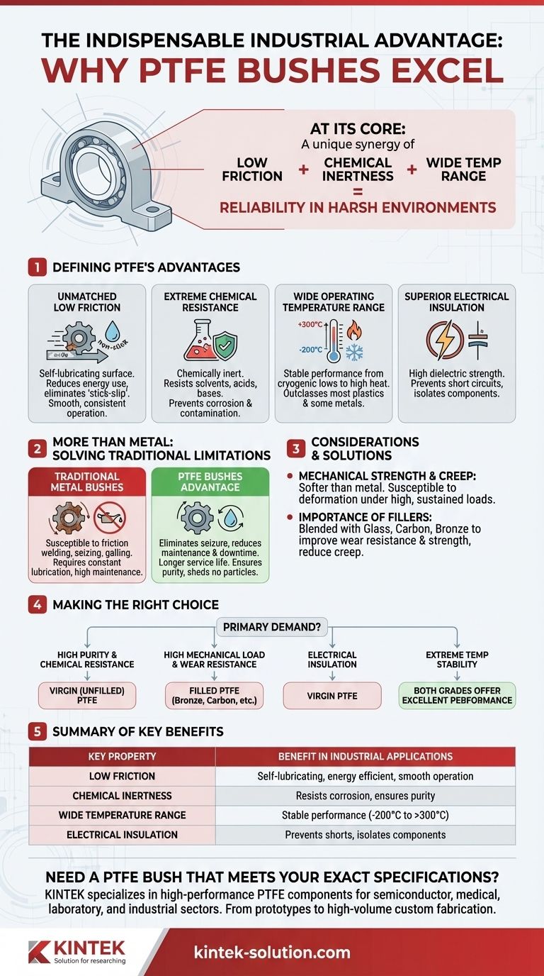 현대 산업 응용 분야에서 PTFE 부싱이 필수적인 것으로 간주되는 이유는 무엇입니까? 비할 데 없는 신뢰성 달성 시각적 가이드