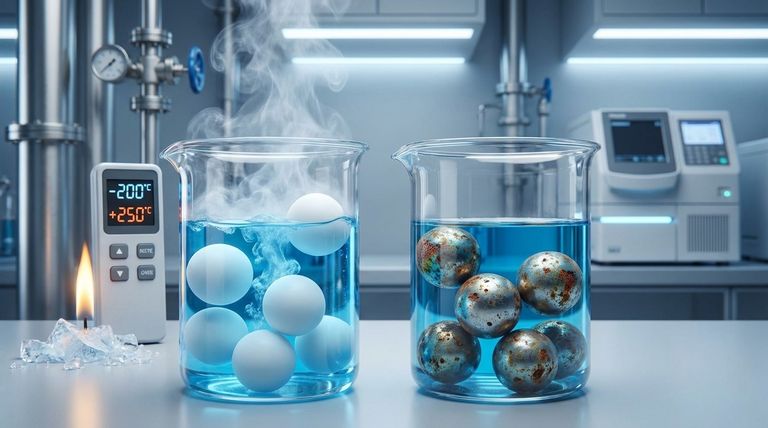 PTFE 볼이 금속이나 합금보다 갖는 장점은 무엇인가요? 뛰어난 내화학성 및 내마찰성