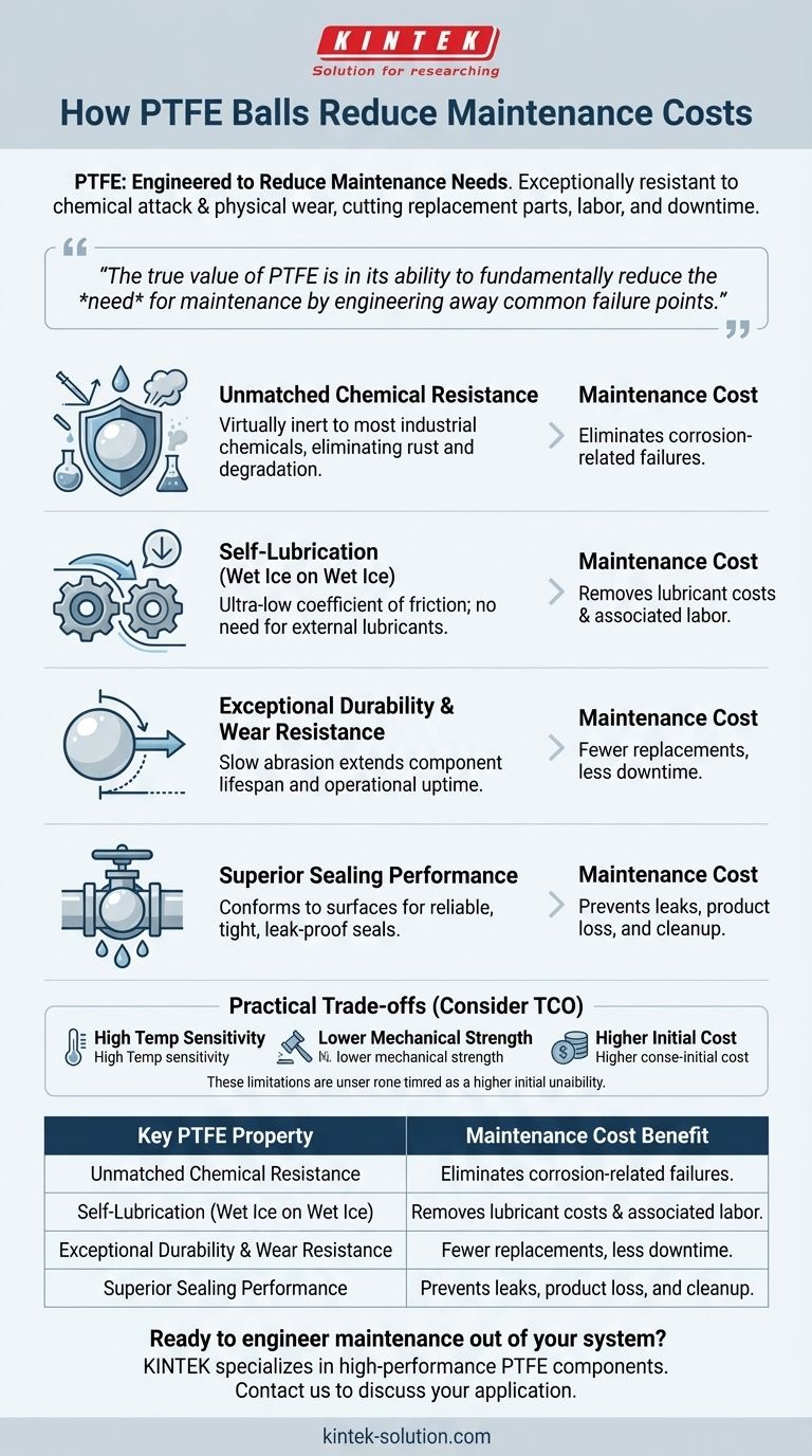 Como as esferas de PTFE contribuem para a redução dos custos de manutenção? Estenda a Vida Útil dos Componentes e Reduza o Tempo de Inatividade Guia Visual