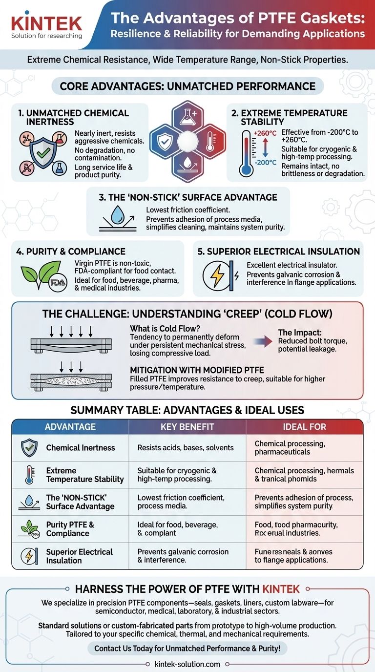 Quali sono i vantaggi dell'utilizzo di guarnizioni in PTFE? Ottenere una tenuta chimica e termica superiore Guida Visiva
