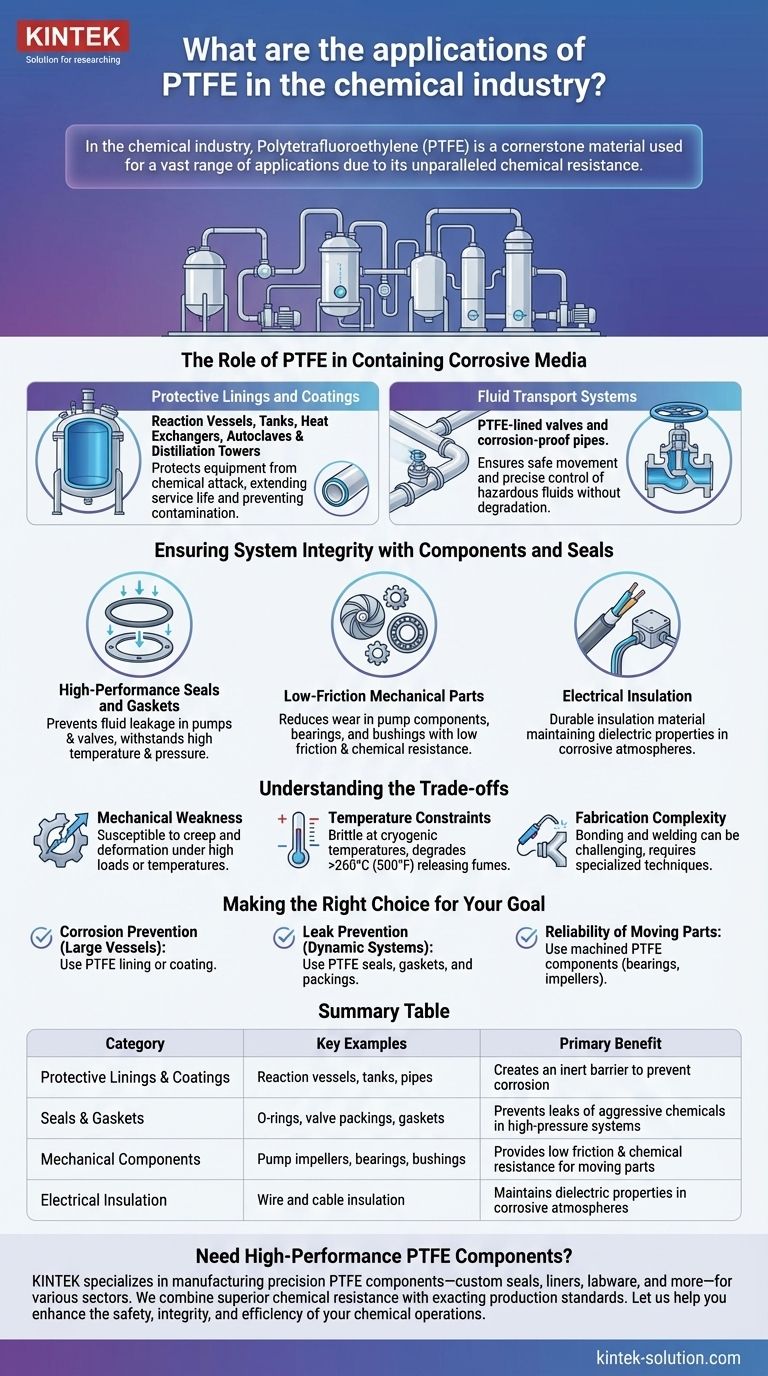 ما هي تطبيقات PTFE في الصناعة الكيميائية؟ دليل للمقاومة الفائقة للتآكل دليل مرئي