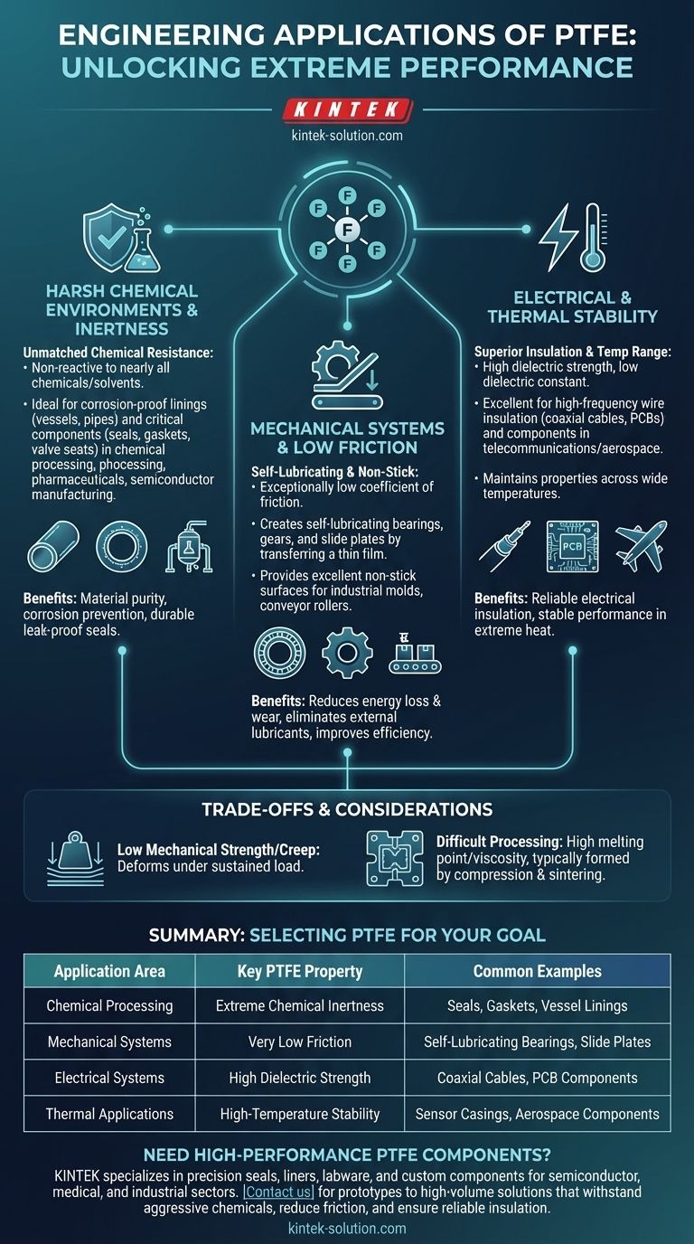 PTFE有哪些工程应用？对耐腐蚀、低摩擦和绝缘至关重要 图解指南