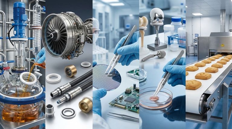 PTFEシートは一般的にどのような産業で、どのような目的で使用されていますか?高性能PTFEの力を解き放つ