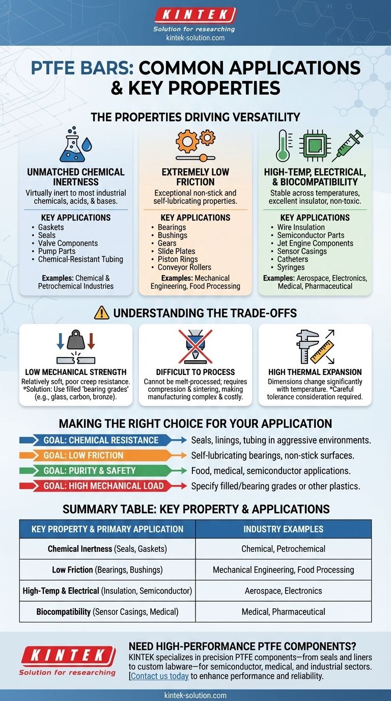 PTFEロッドの一般的な用途は何ですか？高性能産業における主要な用途 ビジュアルガイド