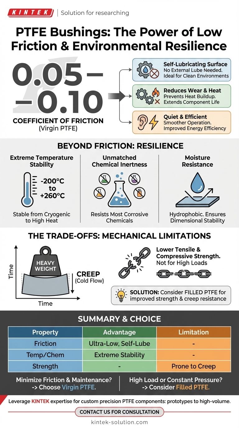 순수 PTFE의 마찰 계수는 얼마입니까? 부싱에 탁월한 저마찰 성능을 구현하세요 시각적 가이드