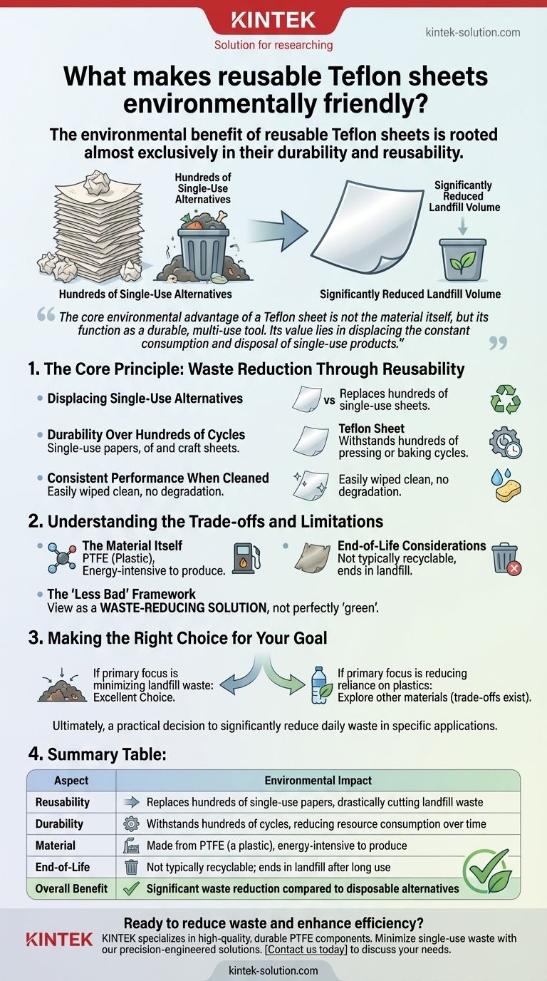 O que torna as folhas de Teflon reutilizáveis ecologicamente corretas? Reduza o Desperdício com Soluções Duráveis e de Longa Duração Guia Visual