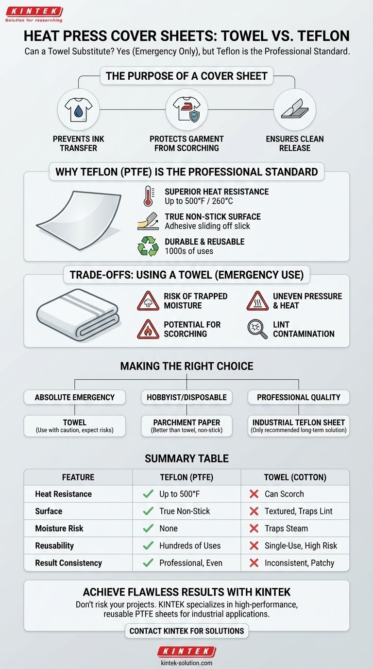 热压时可以用毛巾代替特氟龙（Teflon）片吗？一项高风险捷径的解释 图解指南