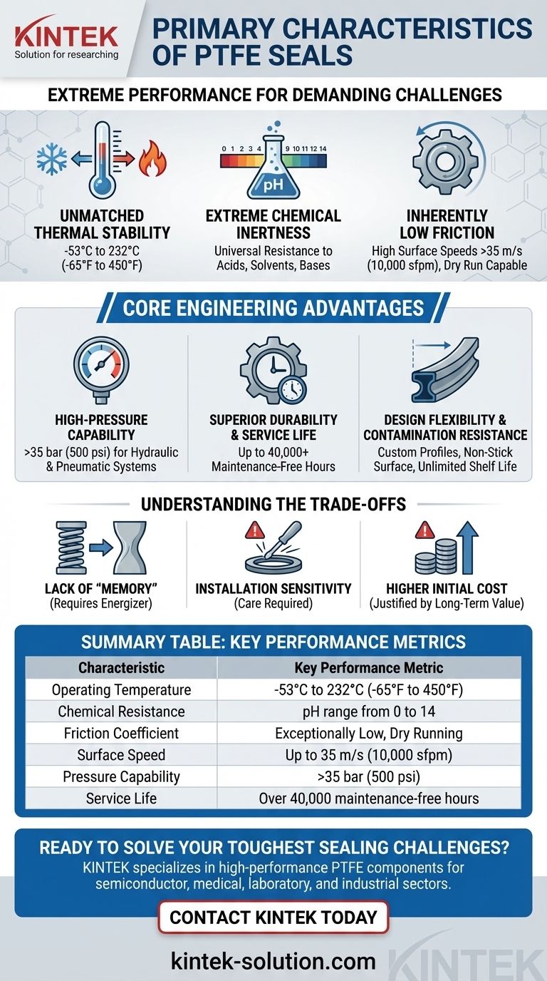 ما هي الخصائص الأساسية لأختام PTFE؟ أداء لا مثيل له للظروف القاسية دليل مرئي