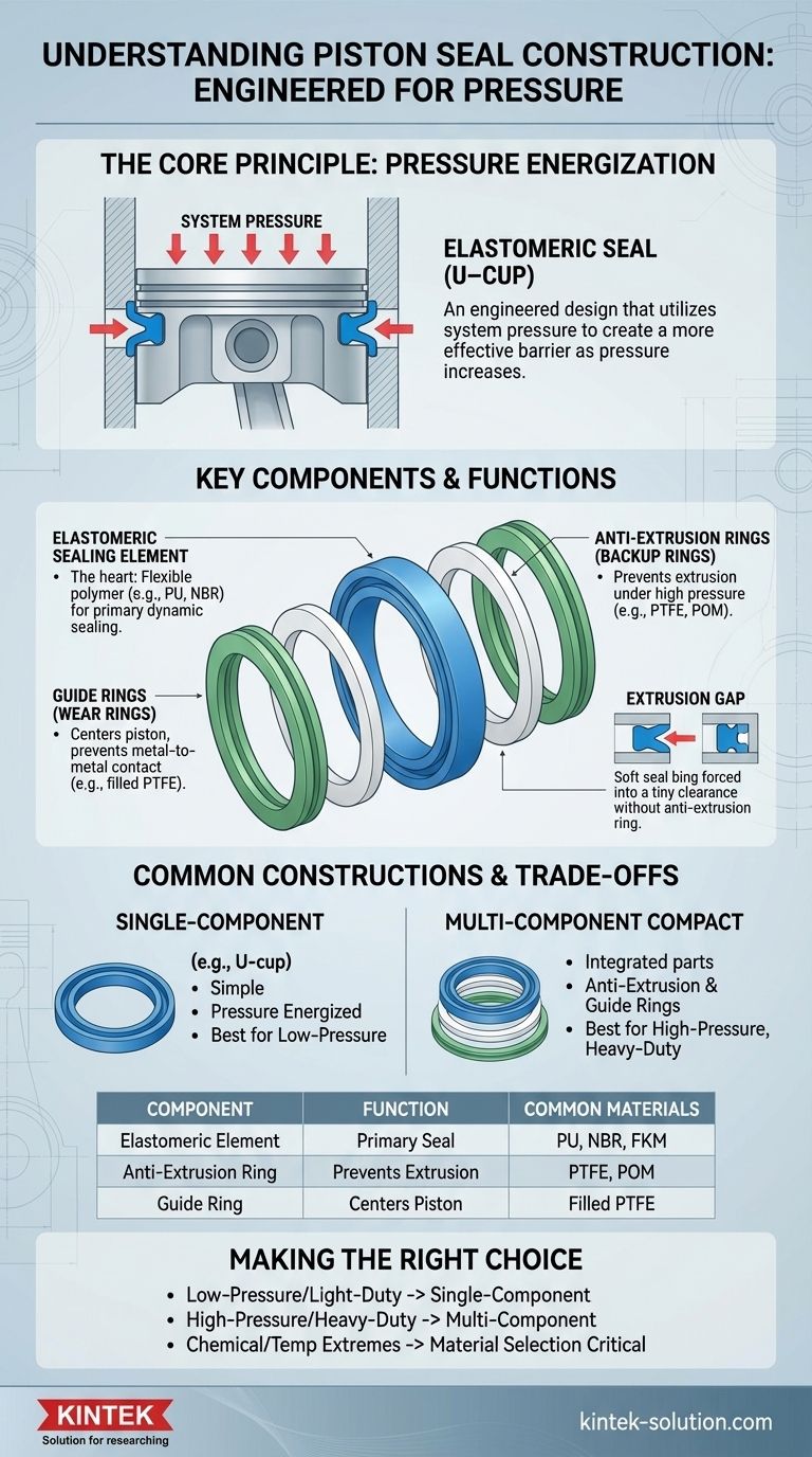 Come è costruito un raschiaolio per pistone? Una guida alla tenuta dinamica, pressurizzata Guida Visiva