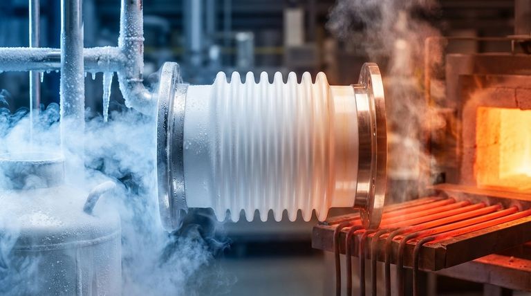 Qual faixa de temperatura os foles de PTFE podem suportar? Operam de -200°C a +260°C