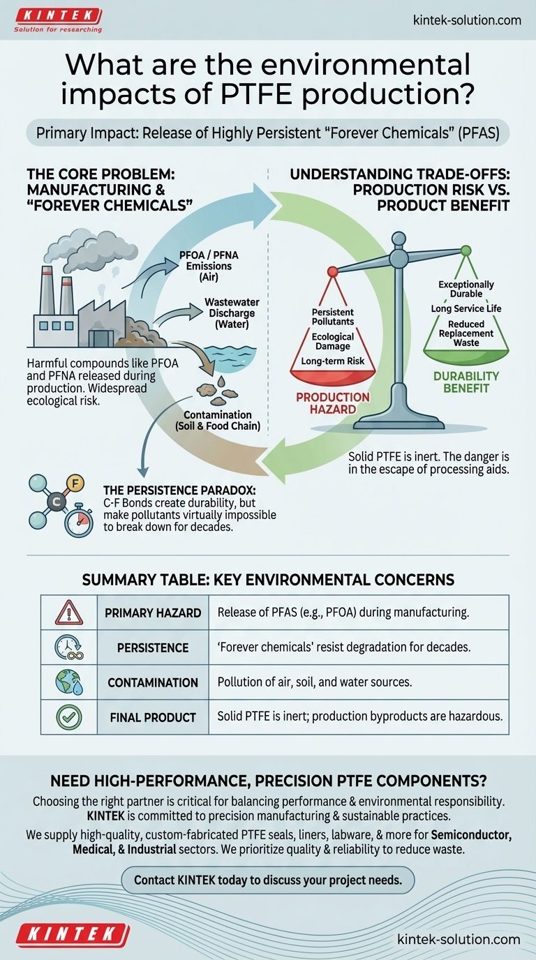 PTFE 생산이 환경에 미치는 영향은 무엇인가요? PFAS 및 '영원한 화학 물질'에 대한 진실 시각적 가이드