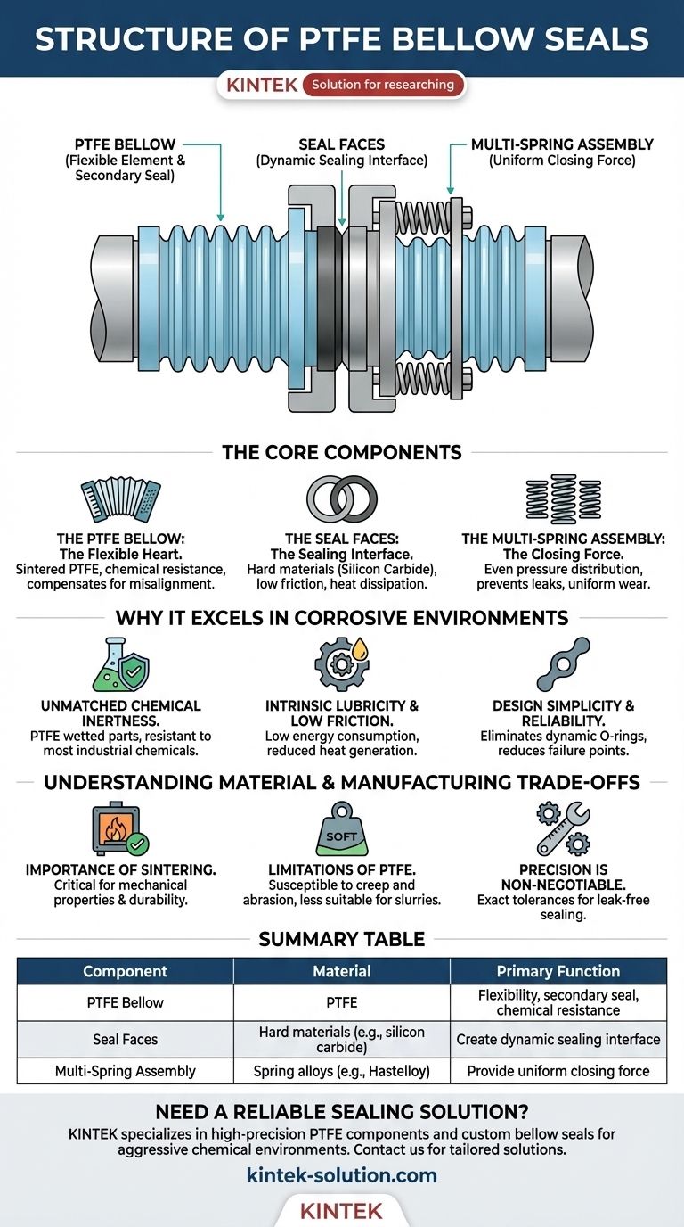 Qual è la struttura delle tenute a soffietto in PTFE? Una guida alla loro progettazione resistente agli agenti chimici Guida Visiva