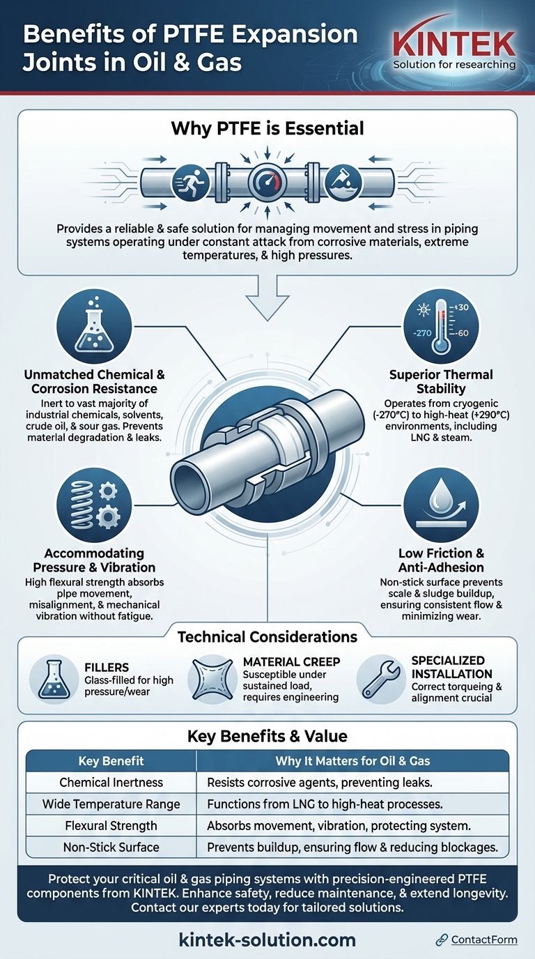 PTFE 膨胀节如何使石油和天然气行业受益？确保在恶劣环境下的系统完整性 图解指南