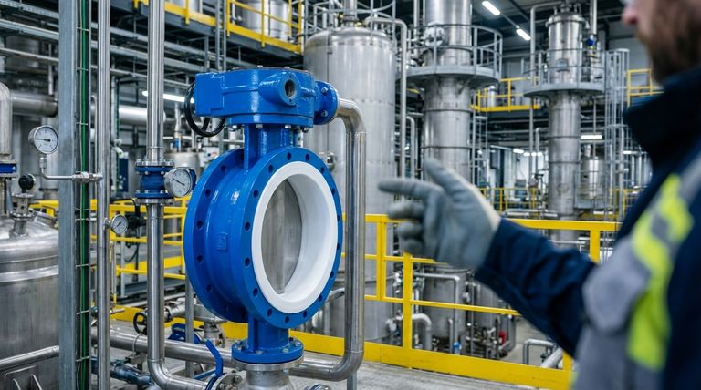 ما هي المزايا الرئيسية لصمامات الفراشة المبطنة بـ PTFE في التطبيقات الصناعية؟ تحقيق مقاومة فائقة للتآكل وتوفير في التكاليف