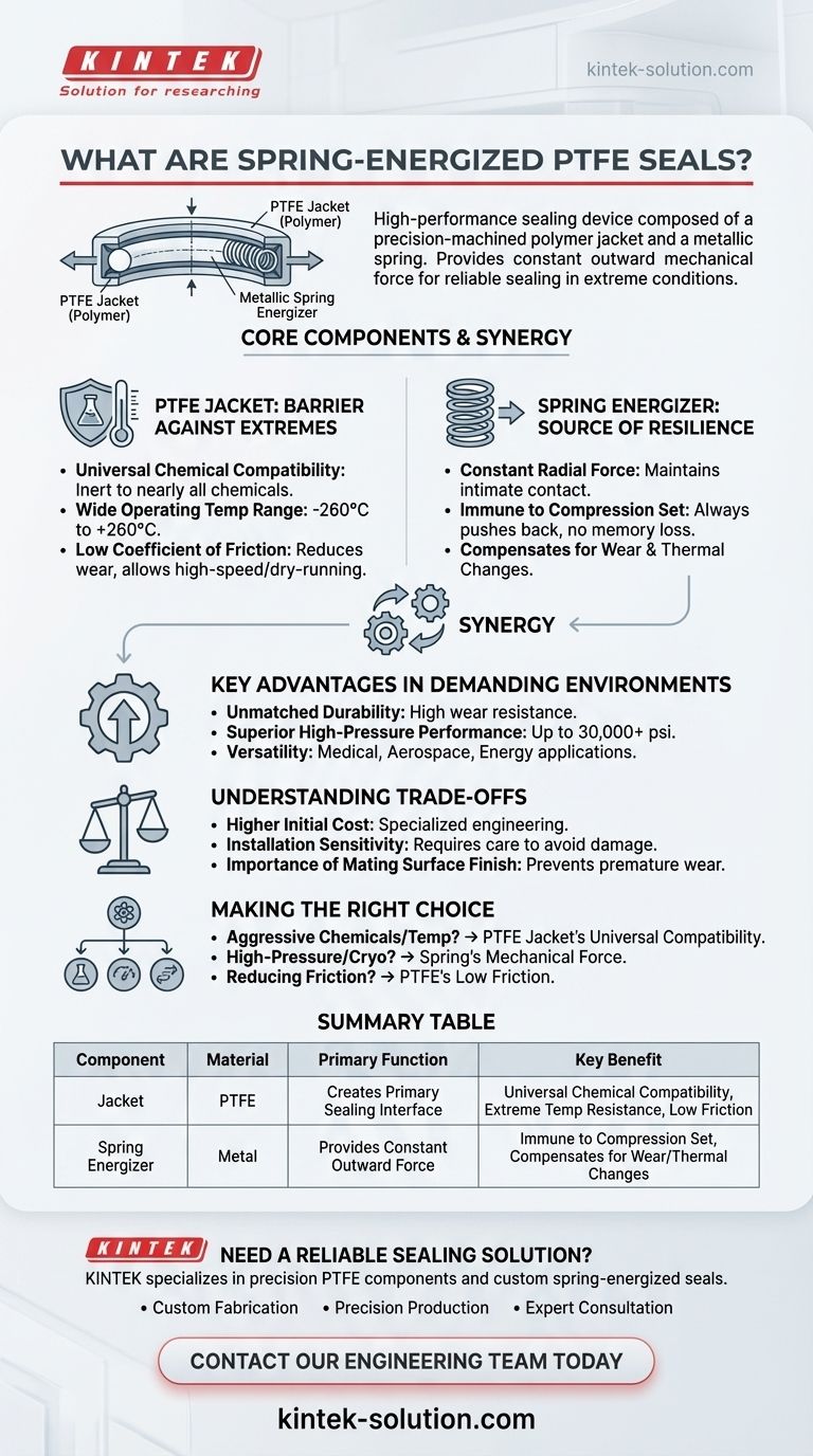 ما هي موانع التسرب المصنوعة من PTFE والمُنشَّطة بالزنبرك؟ الحل الأمثل للإغلاق في البيئات القاسية دليل مرئي