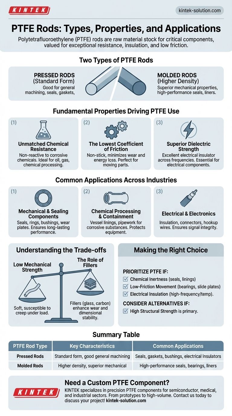 PTFEロッドの2つのタイプとその一般的な用途は何ですか？プロジェクトに最適なPTFEを選びましょう ビジュアルガイド