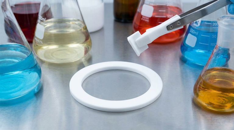 O que é uma junta de PTFE? O Selo Definitivo para Químicos e Temperaturas Extremas