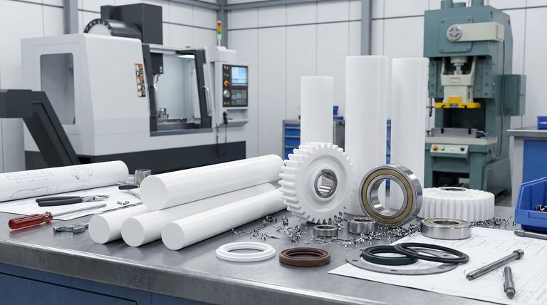 ما هي التطبيقات الميكانيكية لقضبان PTFE؟ حل مشاكل الاحتكاك والتآكل