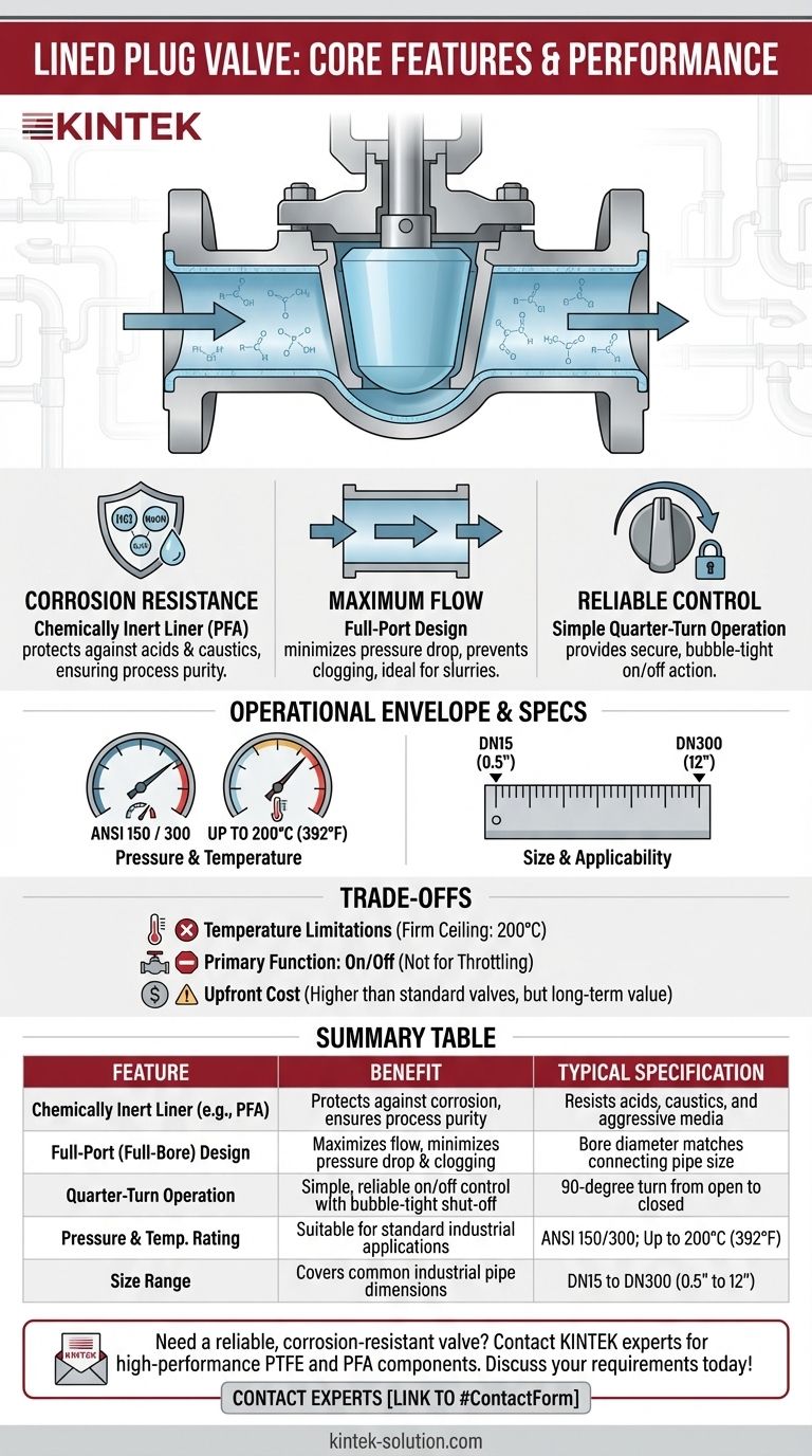 What are the key features of a Lined Plug Valve? Robust Corrosion Resistance & Maximum Flow Visual Guide