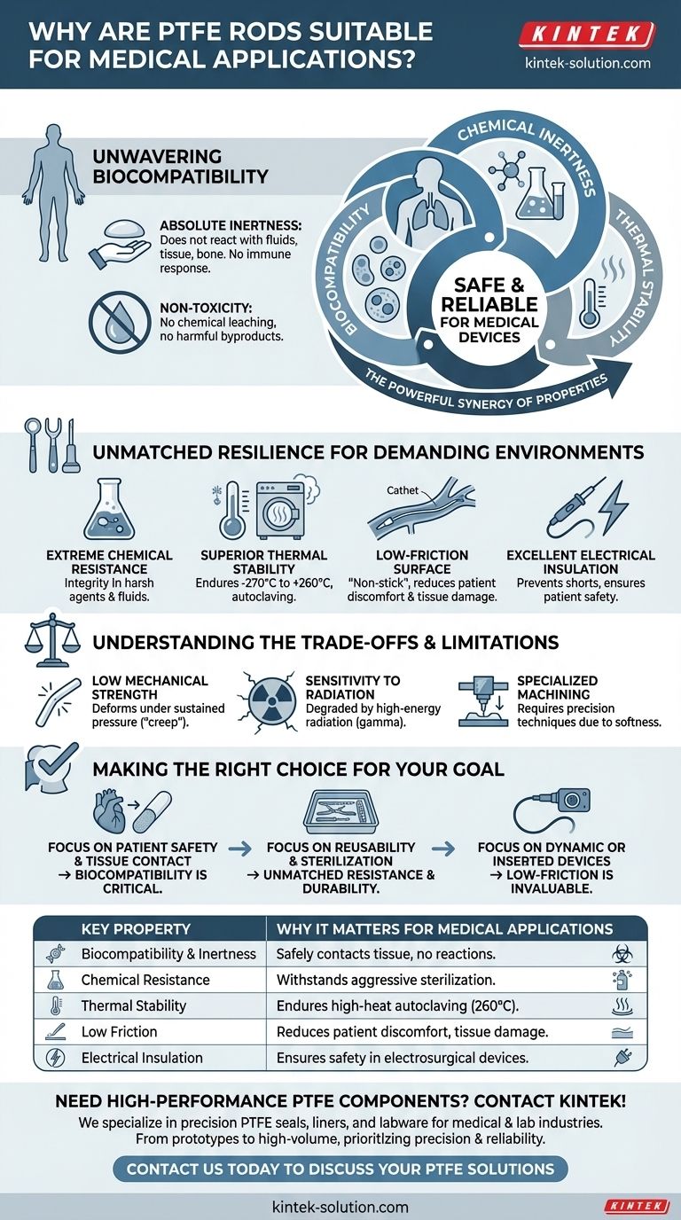 لماذا تعتبر قضبان PTFE مناسبة للتطبيقات الطبية؟ سلامة وأداء تعقيم لا مثيل لهما دليل مرئي