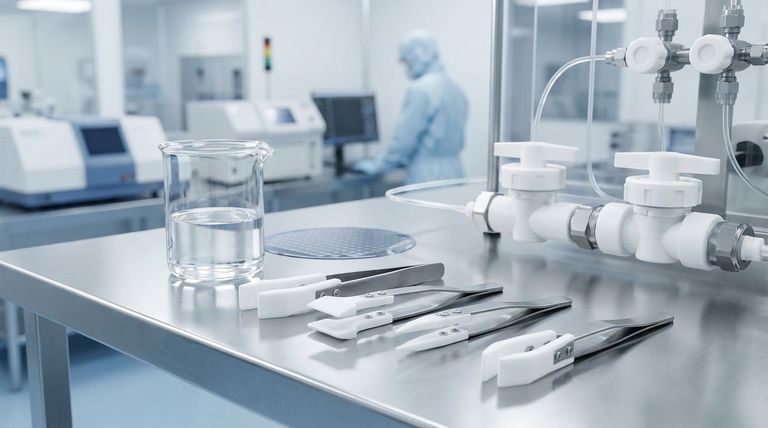 哪些行业受益于在阀门组件中使用纯PTFE,原因是什么?确保关键流程中的绝对纯度