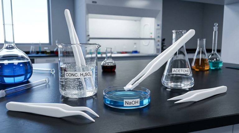 버진 PTFE의 내화학성은 어떻습니까? 가혹한 화학 환경에 대한 타의 추종을 불허하는 불활성