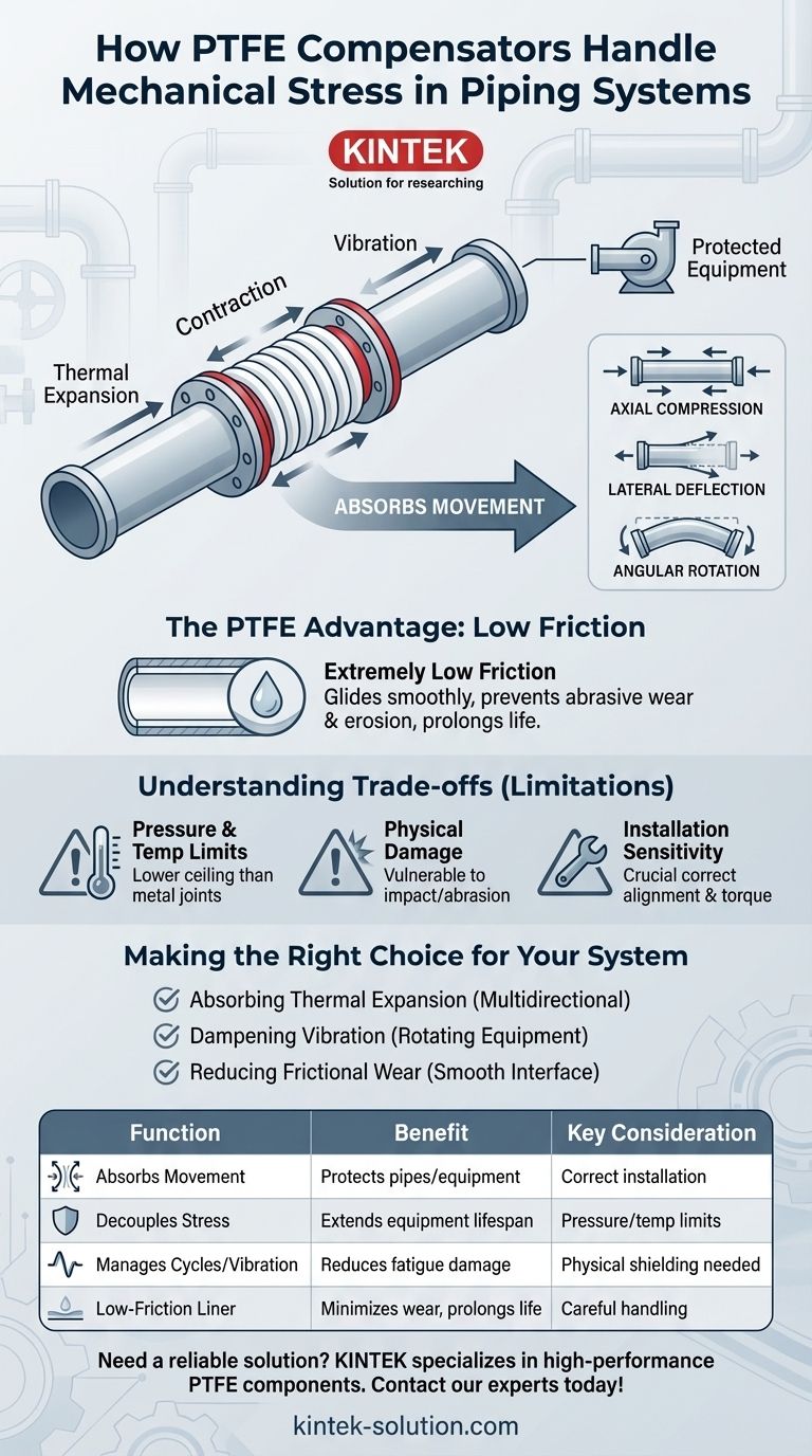 Come gestiscono i compensatori in PTFE lo stress meccanico nei sistemi di tubazioni? Assorbono il movimento e proteggono le apparecchiature Guida Visiva