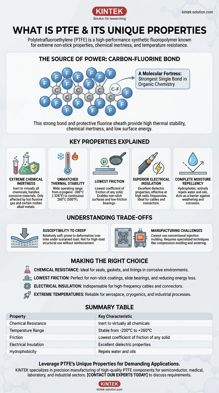 What is PTFE and what are its unique properties? Unlock the Power of a High-Performance Polymer Visual Guide