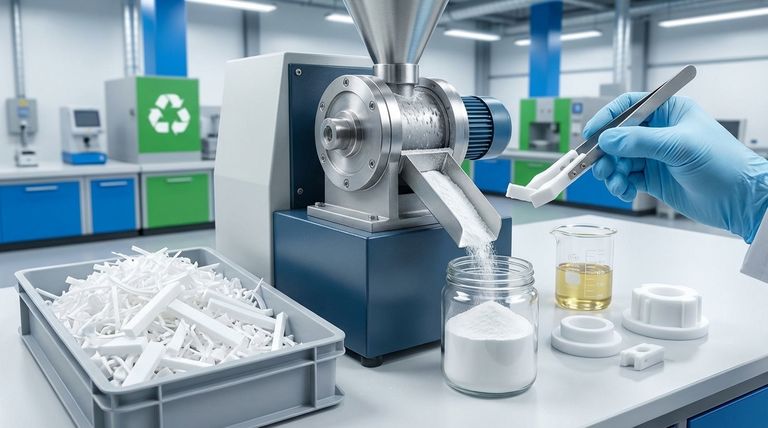 How can waste from PTFE manufacturing be reused? Transform Scrap into High-Performance Micropowder