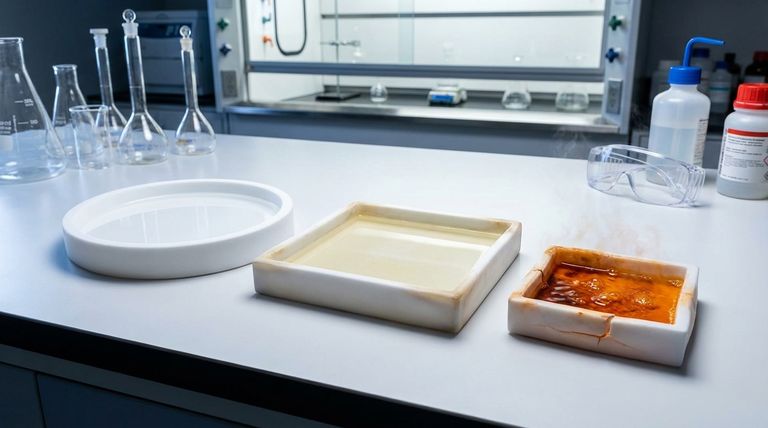 충전 PTFE의 내화학성 표에서 등급 A, B, C는 무엇을 나타냅니까? 재료 안전 가이드