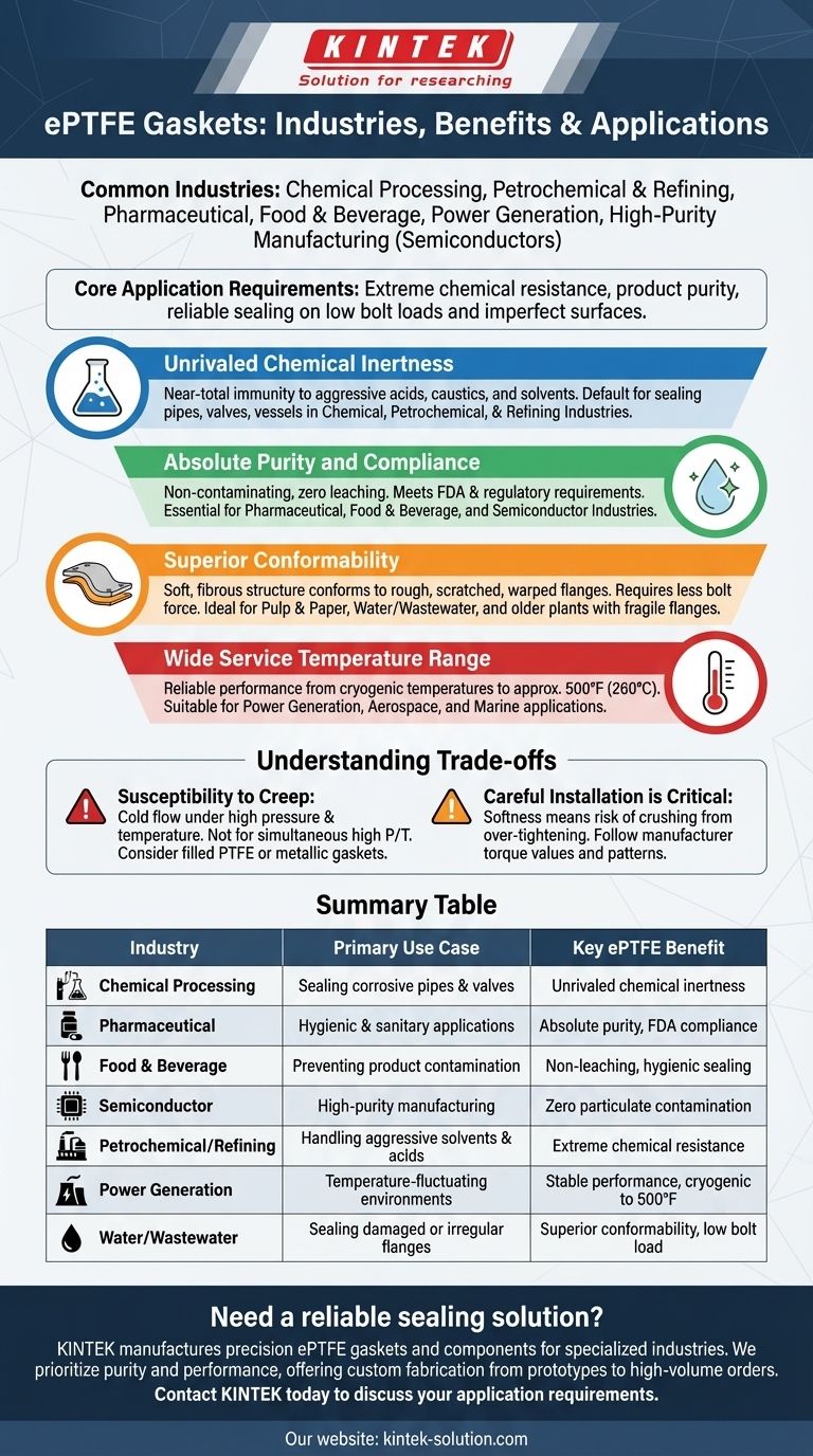 哪些行业常用ePTFE垫片？恶劣条件下的终极密封解决方案 图解指南