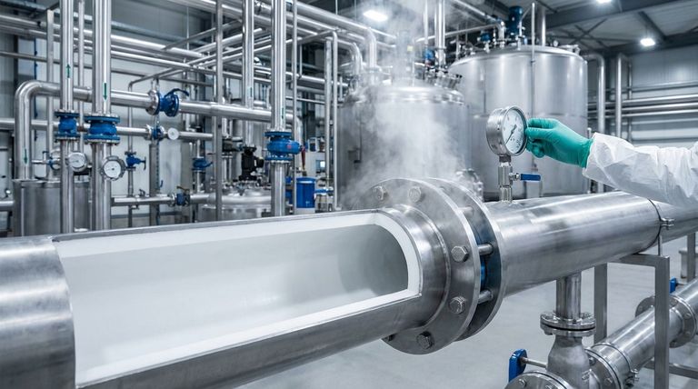 Какую стойкость обеспечивают трубы с футеровкой из ПТФЭ? Раскройте превосходные химические и термические характеристики