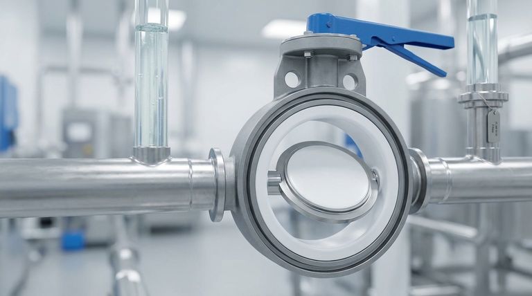 Como funciona o mecanismo operacional das válvulas borboleta revestidas com PTFE? Um Guia para Controle de Fluxo Resistente à Corrosão