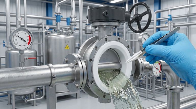 Quais considerações de pressão se aplicam às válvulas borboleta revestidas com PTFE? Evite a Falha do Revestimento e Garanta uma Operação Segura