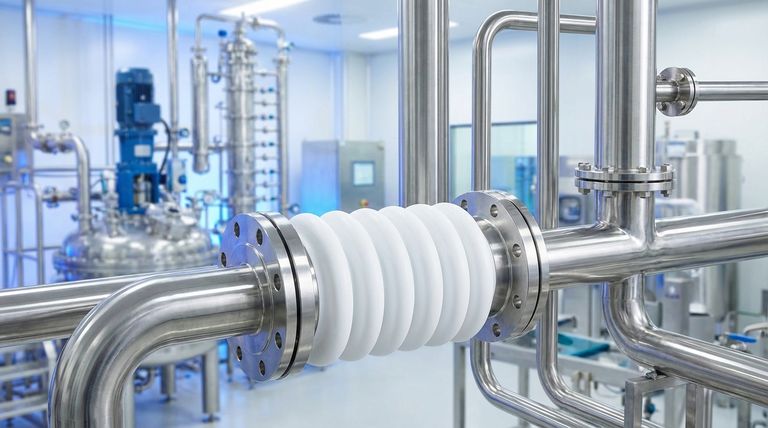 Quali settori utilizzano comunemente i soffioni di dilatazione in PTFE? Risolvi le tue sfide critiche chimiche e di purezza