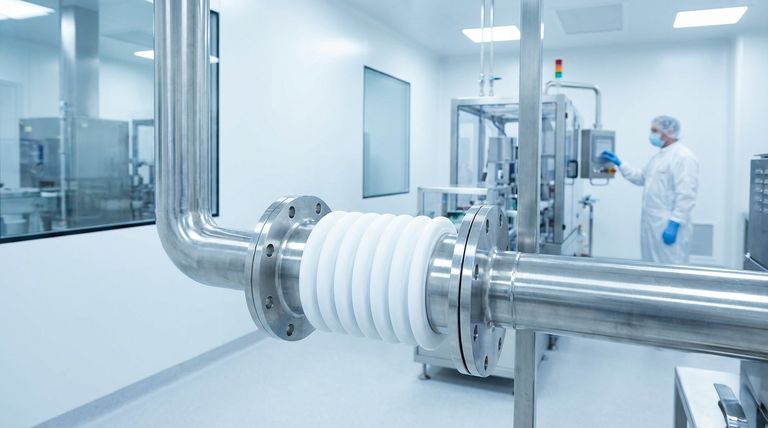 Cosa rende i soffietti di espansione in PTFE ideali per la lavorazione farmaceutica? Garantire la purezza del prodotto e la conformità normativa